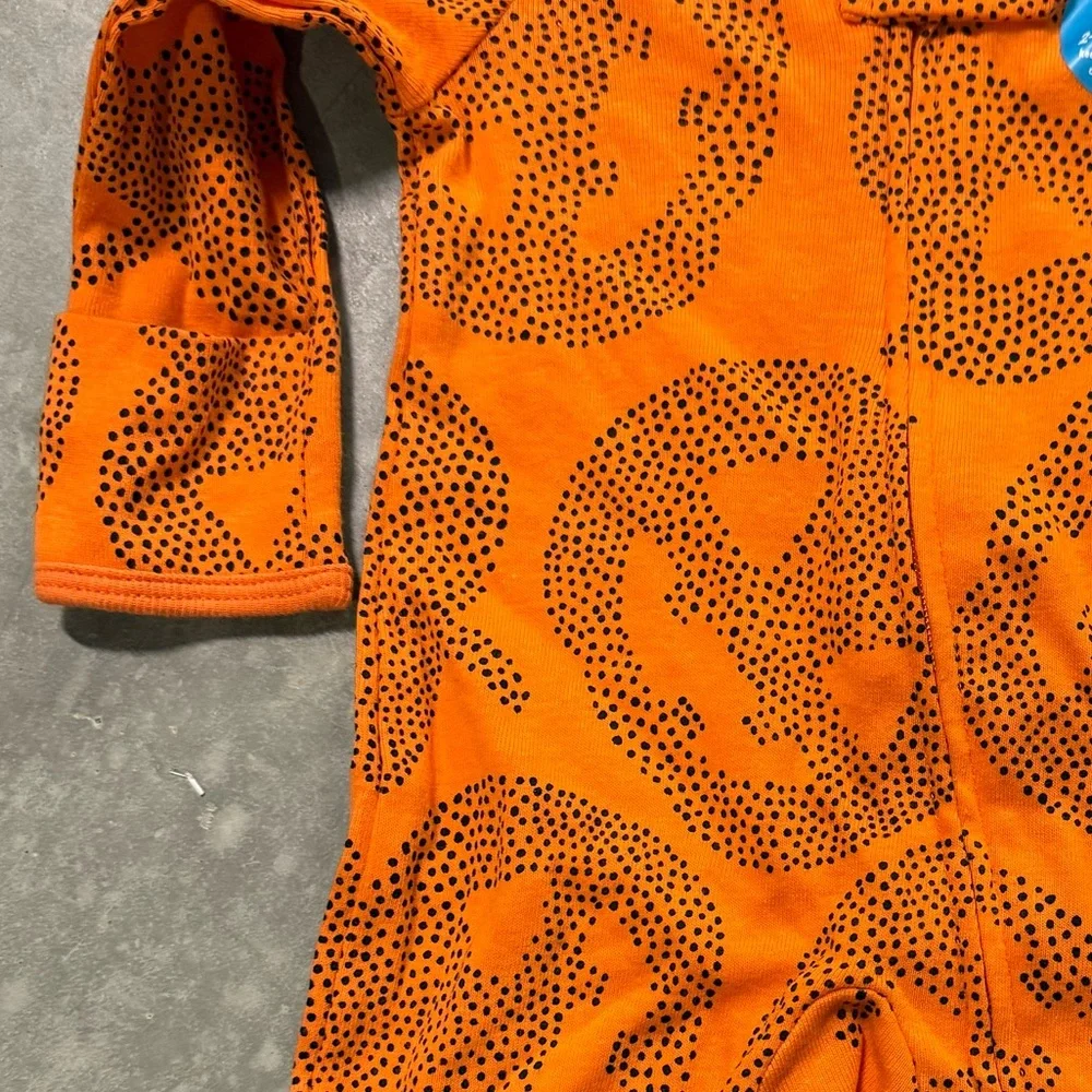Carter’s Halloween Pumpkin Zip-Up Footed Sleep & Play Baby‎ Pajamas Cotton NWT